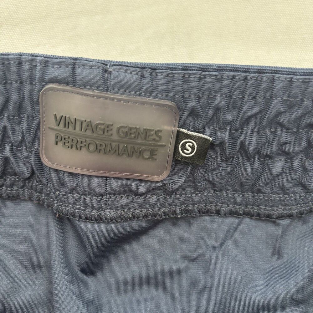 Vintage Genes Performance Navy Blue Jogger Pants Mens Size S Casualwear Preppy - Picture 7 of 10